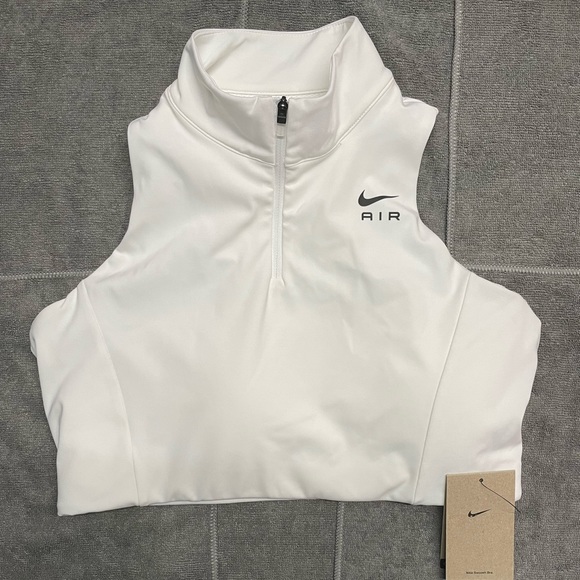 Nike *New With Tags* Air Women's Dri-FIT 1/2 Zip Sports Bra - Picture 6 of 8